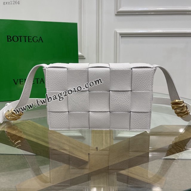 Bottega veneta高端女包 KF0017荔枝紋 寶緹嘉荔枝紋牛皮CASSETTE包包 BV經典款單肩斜挎包  gxz1264