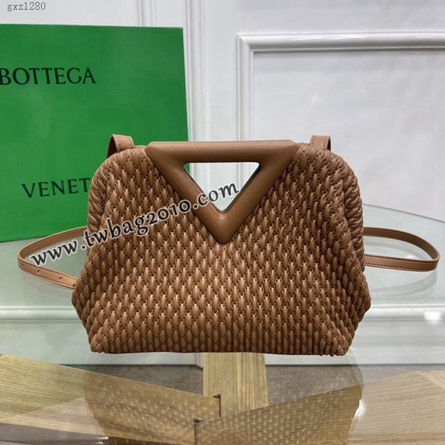 Bottega veneta高端女包 8546B BV寶緹嘉2021包包最新triangle倒三角手提單肩斜挎包三角包  gxz1280