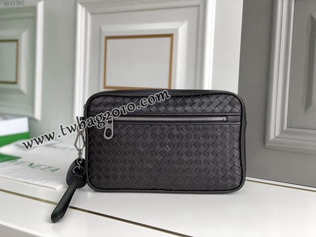 Bottega veneta高端男包 98023 寶緹嘉男士手包 BV經典款胎牛皮純手工編織手拿包  gxz1360