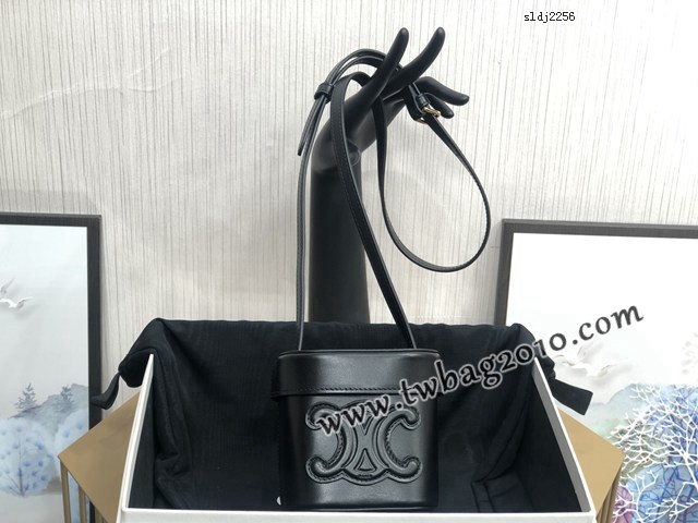 Celine專櫃2023春夏新款BOXTRIOMPHE系列手袋 199263 賽琳立體小水桶包單肩斜挎小包 sldj2256