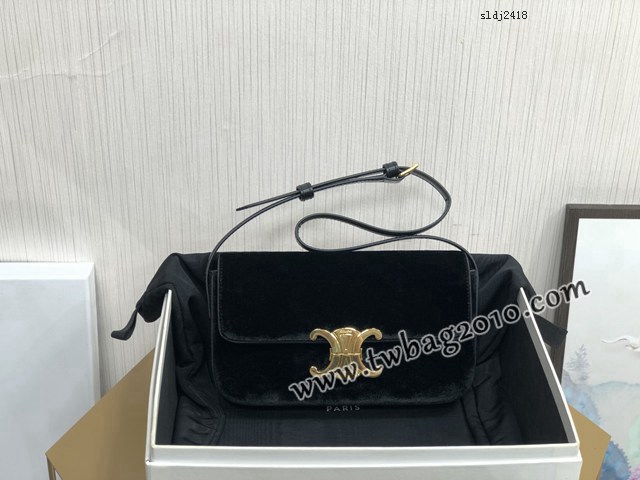 Celine專櫃2023新款Triomphe Shoulder Bag 194143 賽琳最新款凱旋門腋下包 sldj2418