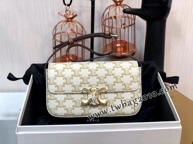 Celine專櫃2023新款Triomphe Shoulder Bag 194143 賽琳最新款凱旋門腋下包 sldj2419