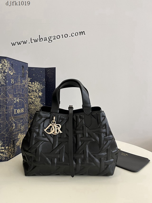 Dior专柜新款迪奥顶级原单Toujours最新秋冬系列黑色手提肩背女包 djfk1019