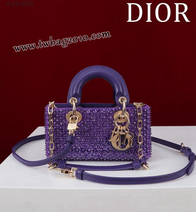 Dior专柜新款迪奥顶级原单超迷你刺绣珠片lady d-joy-micro djfk1050