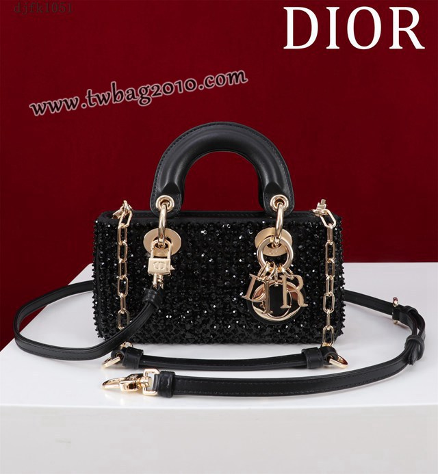 Dior专柜新款迪奥顶级原单超迷你刺绣珠片lady d-joy-micro djfk1051