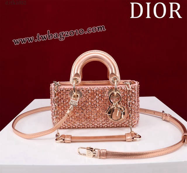 Dior专柜新款迪奥顶级原单超迷你刺绣珠片lady d-joy-micro djfk1052
