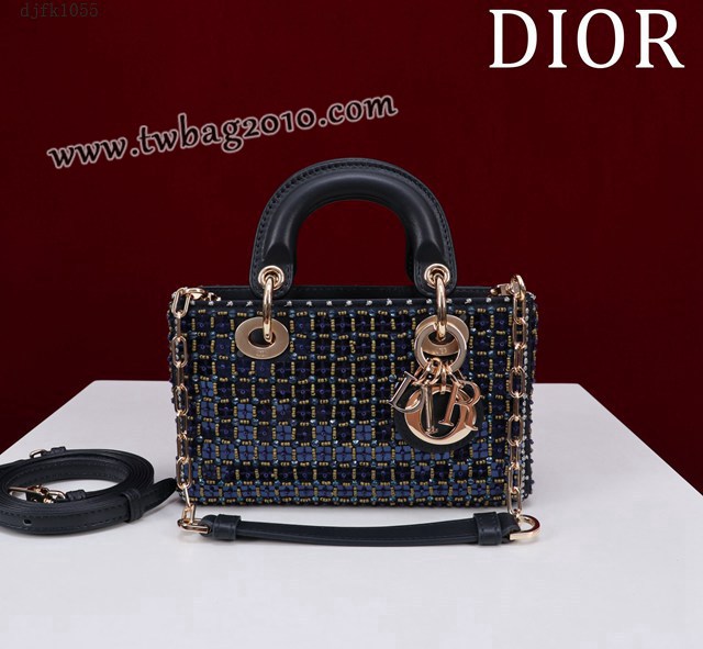Dior专柜新款迪奥顶级原单超迷你刺绣珠片lady d-joy-micro djfk1055
