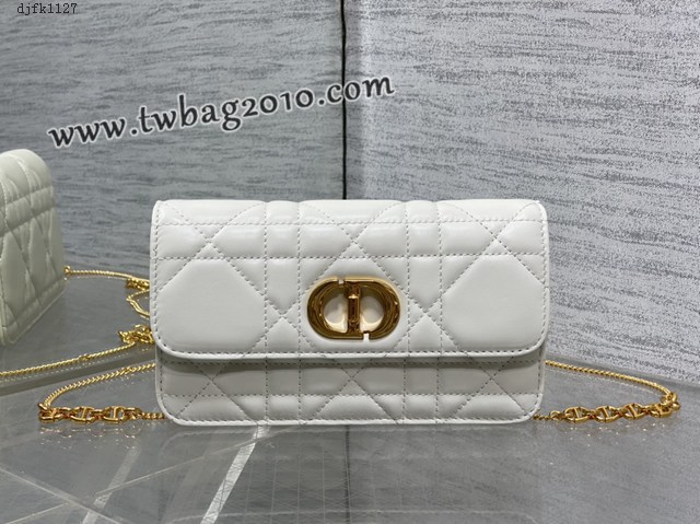 Dior专柜新款迪奥顶级原单Caro Miss蒙田拼皮花色链条WOC djfk1127