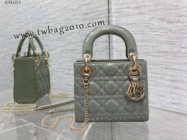 Dior专柜新款Lady女包迪奥顶级原单三格岩石灰Classic Lady戴妃包 djfk1213