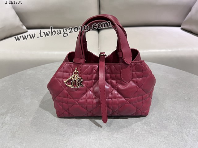 Dior专柜新款迪奥小号Toujours手袋牛皮超大藤格纹休闲女包 djfk1234