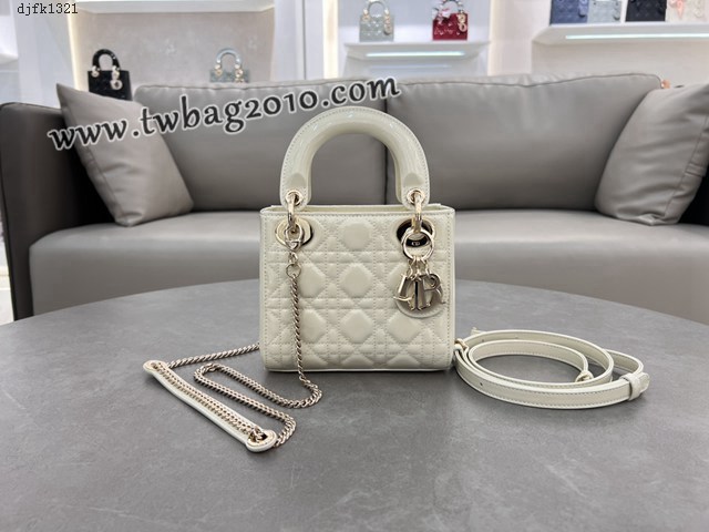 Dior专柜新款Lady女包迪奥高仿原单三格磨砂Lady手提包 djfk1321