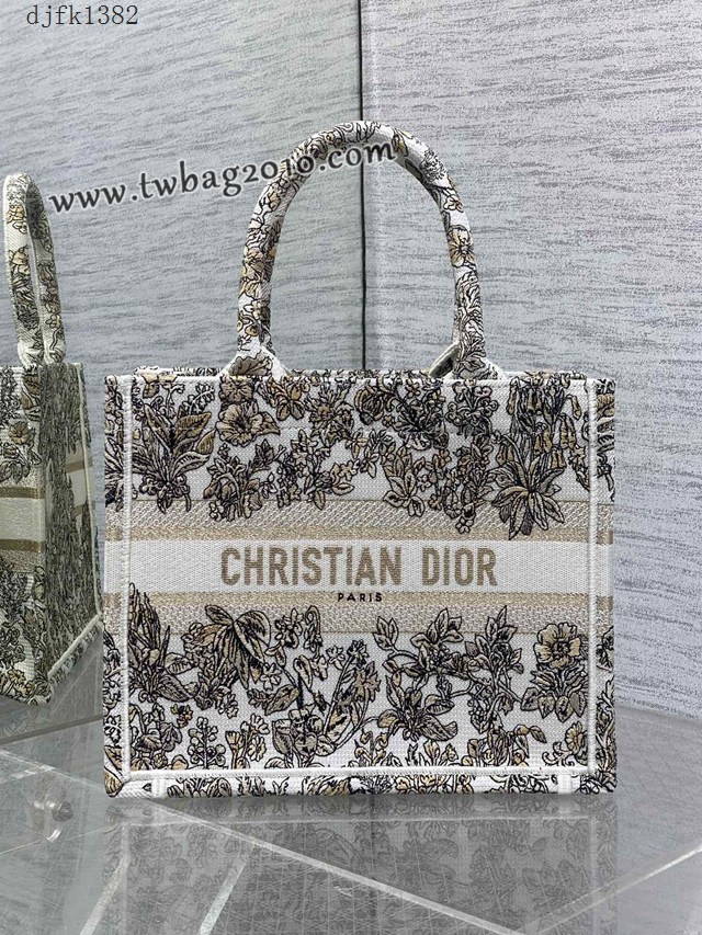 Dior专柜新款TOTE包迪奥高仿原单小号Tote最新尺寸小号购物袋 djfk1382