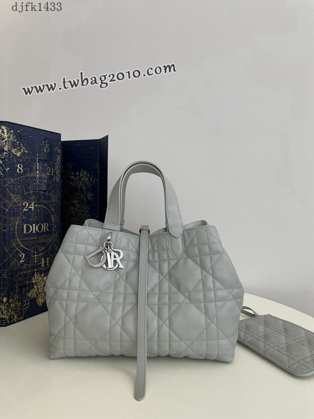 Dior专柜新款迪奥高仿原单中号黑色Toujours系列大菱格休闲女包 djfk1433