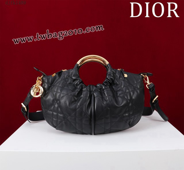 Dior专柜2025新款迪奥高仿原单饺子包复古手提包 djfk1489