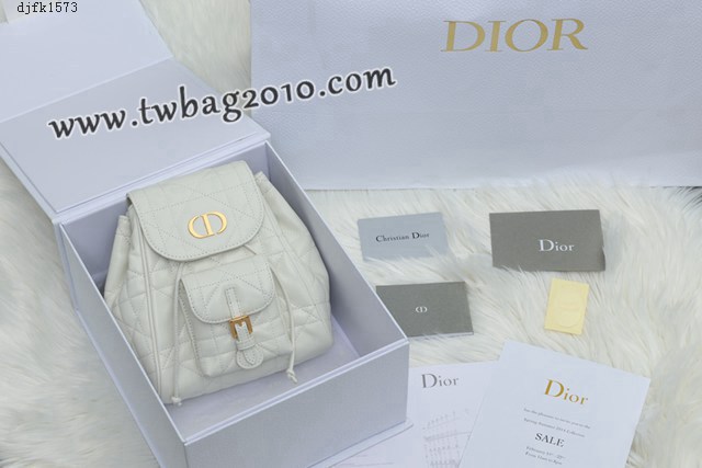 Dior专柜新款迪奥高仿原单Caro双肩包小羊皮女士双肩背包 djfk1573