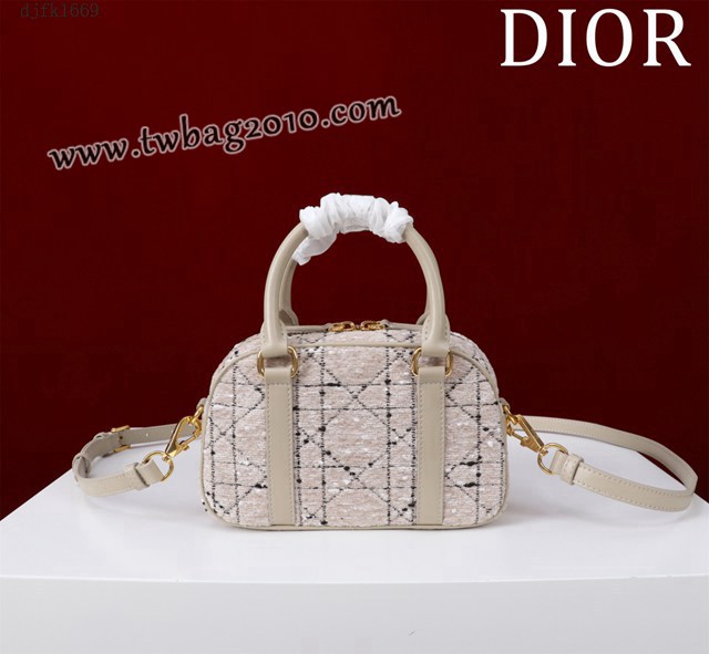 Dior专柜新款迪奥高仿原单迷你波士顿包手提肩背女包 djfk1669