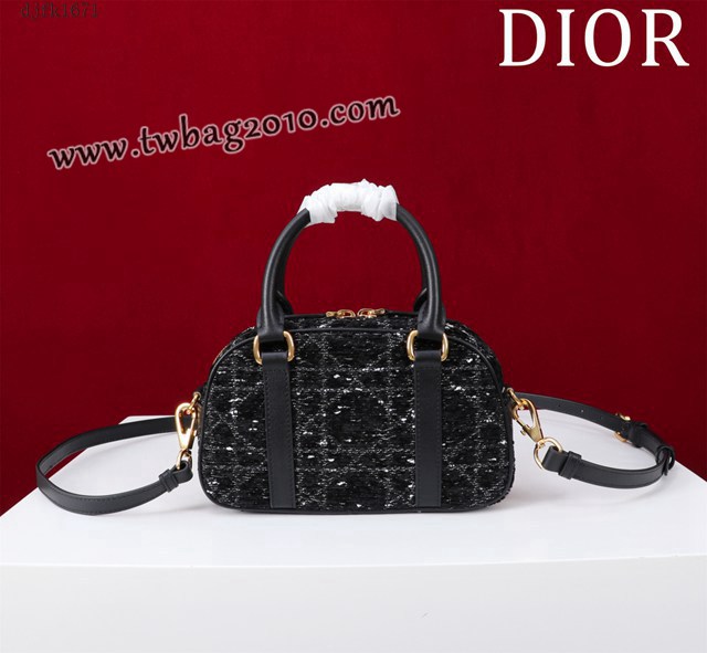 Dior专柜新款迪奥高仿原单迷你波士顿包手提肩背女包 djfk1671