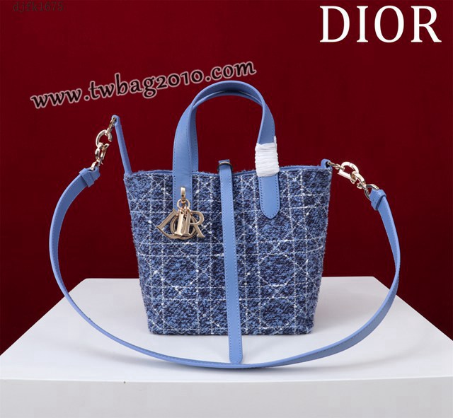 Dior专柜新款迪奥高仿原单藤格纹图案Toujours竖版手袋时尚托特购物包 djfk1675