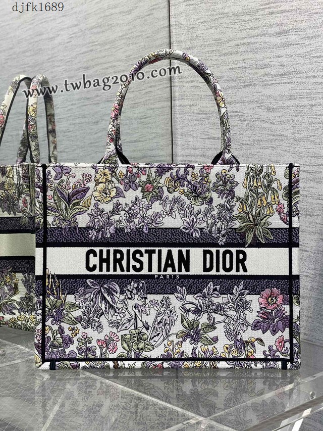 Dior专柜秋冬系列新款托特包迪奥高仿原单Tote包Around the world小号手提购物袋 djfk1689