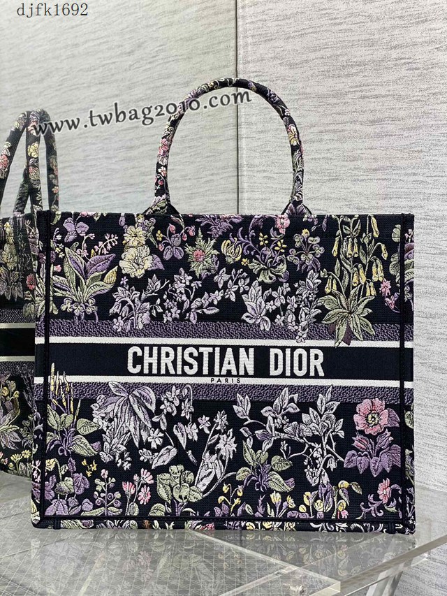 Dior专柜秋冬系列新款托特包迪奥高仿原单Tote包Around the world大号手提购物袋 djfk1692