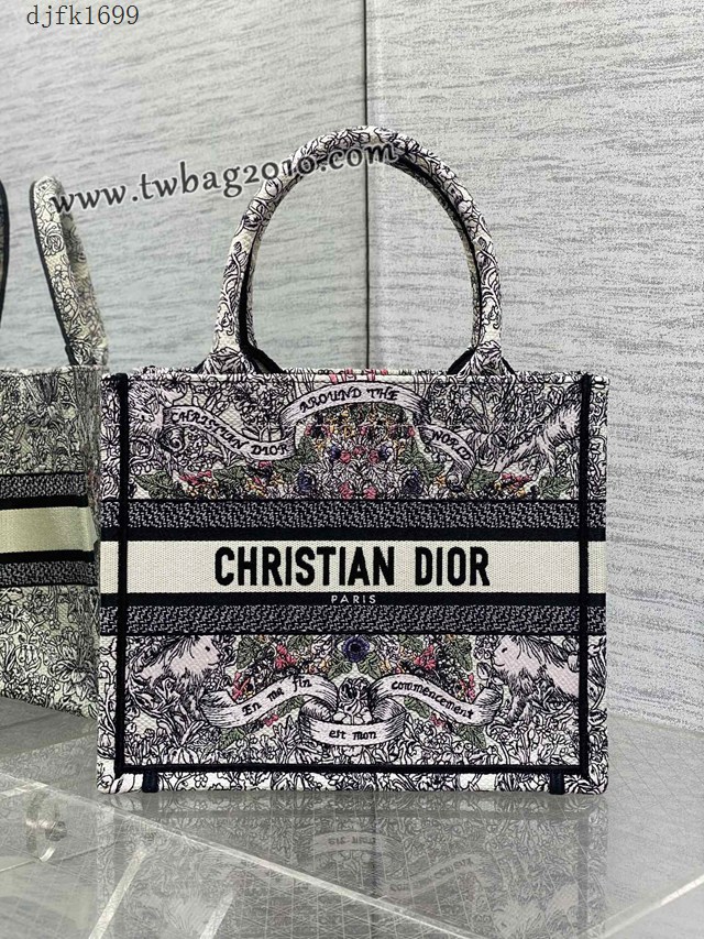 Dior专柜秋冬系列新款托特包迪奥高仿原单Tote包Around the world小号手提购物袋 djfk1699