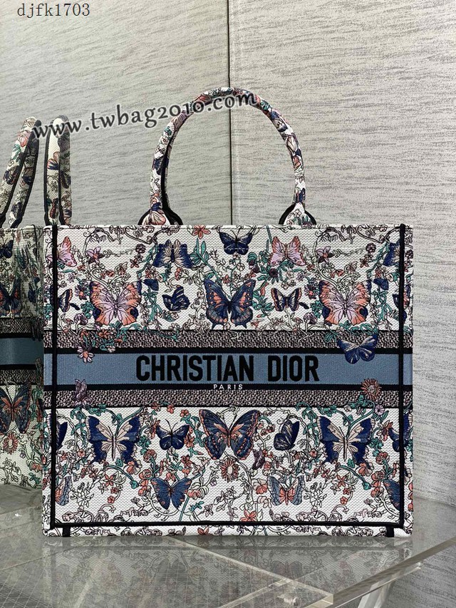 Dior专柜秋冬系列新款托特包迪奥高仿原单Tote包Around the world小号手提购物袋 djfk1703