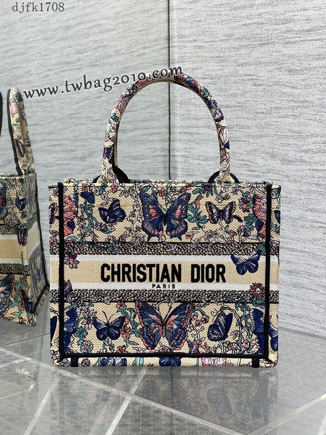 Dior专柜秋冬系列新款托特包迪奥高仿原单Tote包Around the world大号手提购物袋 djfk1708