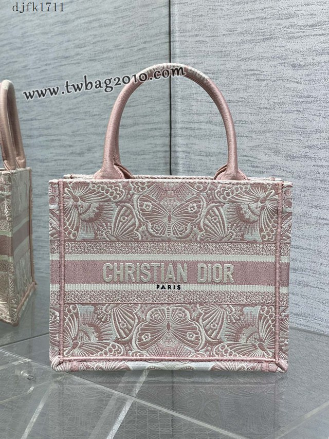 Dior专柜秋冬系列新款托特包迪奥高仿原单Tote包Around the world小号手提购物袋 djfk1711