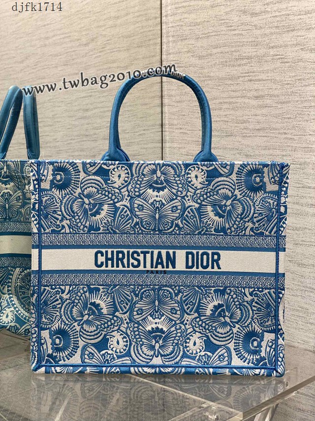 Dior专柜秋冬系列新款托特包迪奥高仿原单Tote包Around the world大号手提购物袋 djfk1714