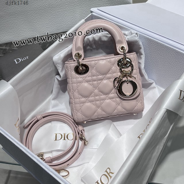 Dior专柜新款春夏新色超迷你手袋迪奥高仿原单Lady戴妃包 djfk1746