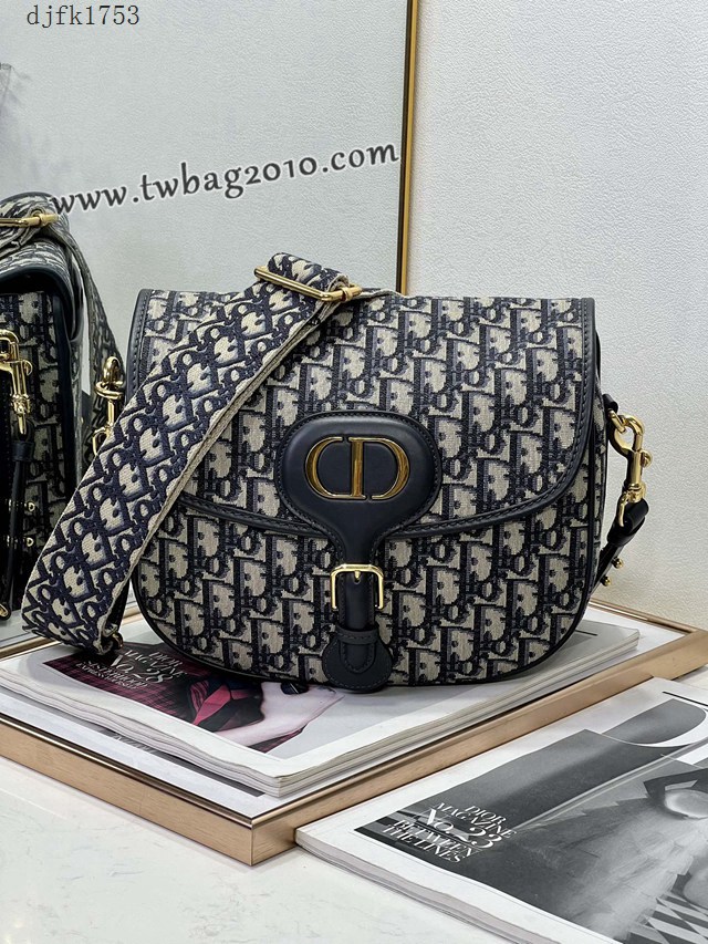 Dior专柜新款迪奥高仿原单大号Bobby小猪包单肩斜挎女包 djfk1753