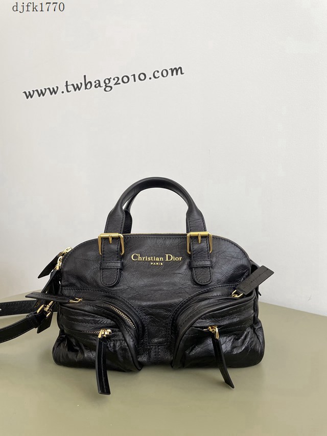 Dior专柜新款迪奥高仿原单Grand Tour保龄球包小号手提包 djfk1770