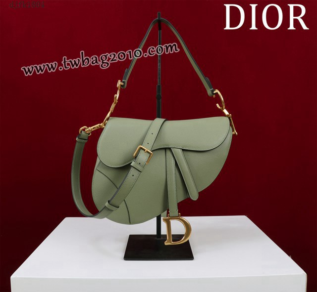 Dior专柜新款迪奥高仿原单长肩带大小号牛皮马鞍包手拎斜挎包 djfk1804