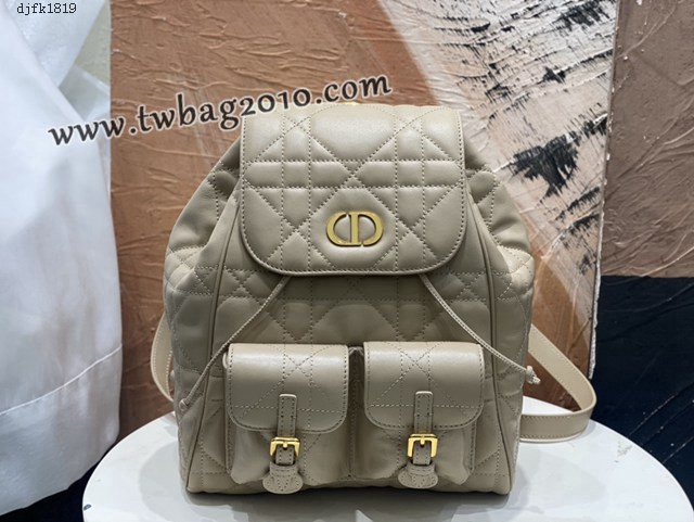 Dior专柜2025早春新款迪奥高仿原单大号Caro双肩背包女士后背包 djfk1819