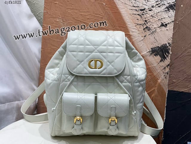 Dior专柜2025早春新款迪奥高仿原单大号Caro双肩背包女士后背包 djfk1821