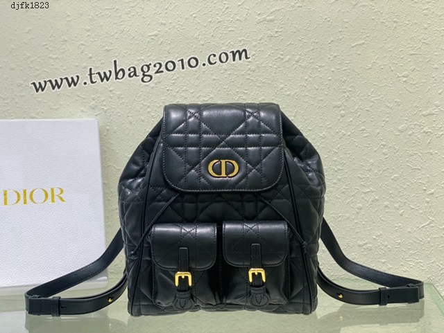 Dior专柜2025早春新款迪奥高仿原单大号Caro双肩背包女士后背包 djfk1823