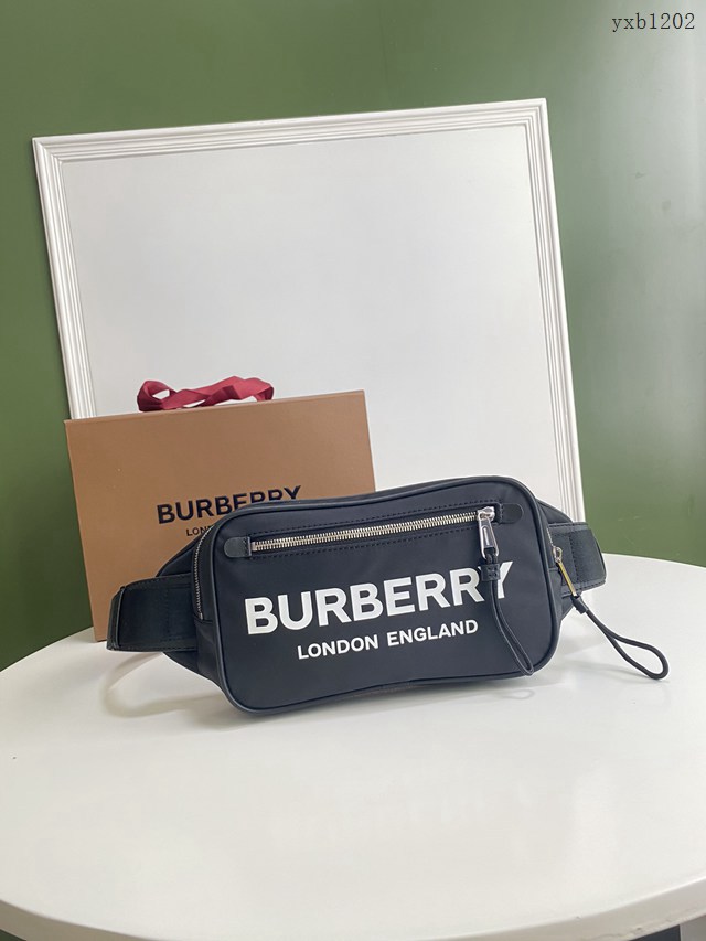 Burberry專門店新款腰包 巴寶莉尼龍布男士腰包挎包 yxb1202