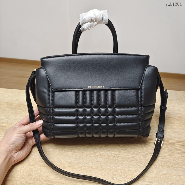 Burberry專門店新款小羊皮手提包 巴寶莉手拎肩背全皮女包 yxb1304