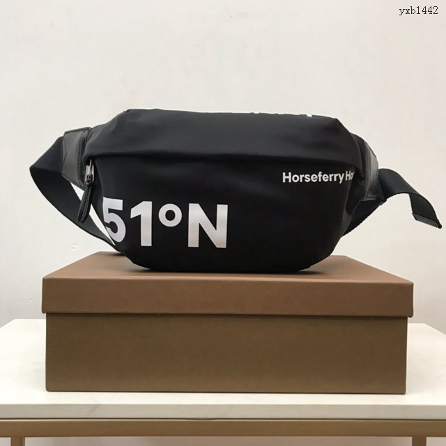Burberry專門店新款腰包 巴寶莉尼龍布男士腰包挎包 yxb1442