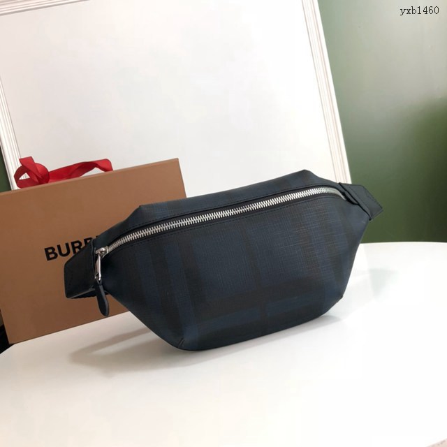 Burberry專門店新款男士腰包 巴寶莉London格紋腰包胸包挎包 yxb1460