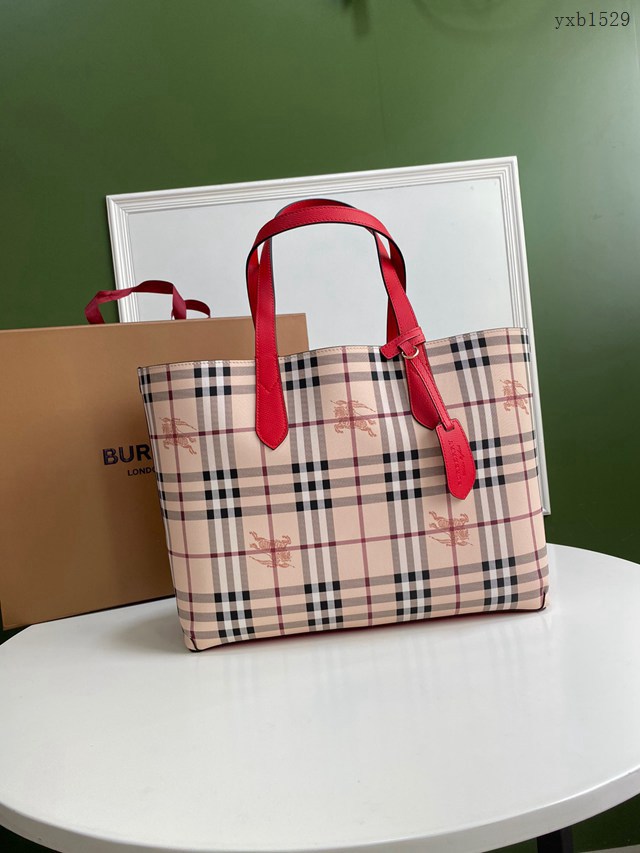 Burberry專門店新款雙面購物袋 巴寶莉功能型購物袋手提女包 yxb1529
