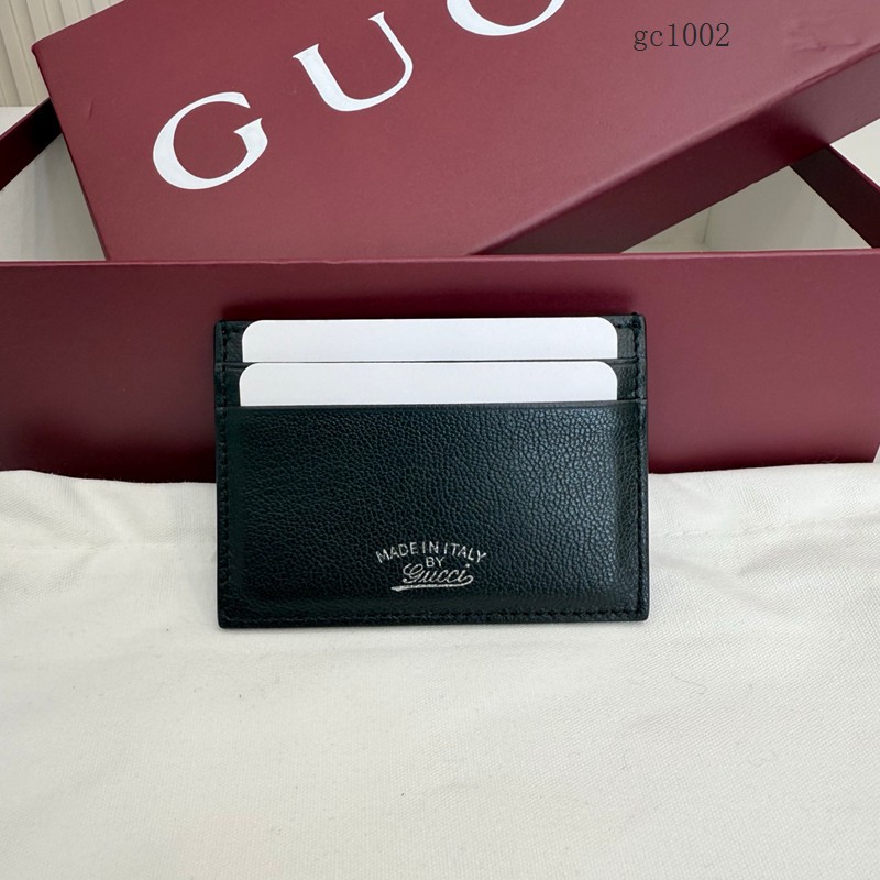 Gucci專櫃2026新款卡夾名片夾 古馳Lira系列男女全皮卡包 867316  gc1002