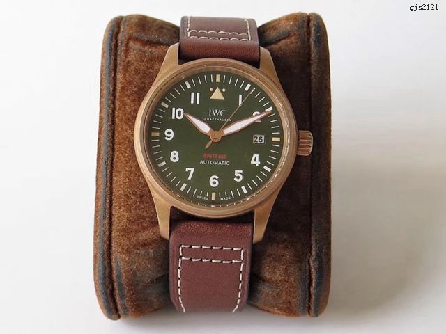 萬國最高複刻手錶 IWC青銅馬克噴火戰機腕表 IWC男表  gjs2121