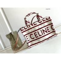 Celine專櫃2023秋季新款手提托特包 賽琳CABAS THAIS小號CELINE通體印花織物手袋 sldj2331