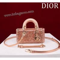 Dior专柜新款迪奥顶级原单超迷你刺绣珠片lady d-joy-micro djfk1052