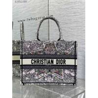 Dior专柜新款迪奥顶级原单中号Tote25早春圣诞限定款幸运星手提托特包 djfk1160