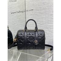 Dior专柜新款迪奥顶级原单Groove 25手袋波士顿迷你手提包 djfk1197