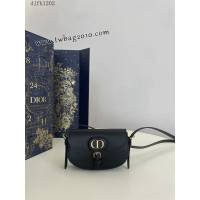Dior专柜新款迪奥顶级原单迷你蓝布Bobby East-West秋冬系列小挎包 djfk1202