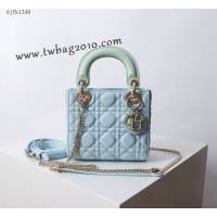 Dior专柜新款Lady女包迪奥高仿原单Lady Dior手袋三格手提肩背斜挎女包 djfk1349
