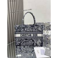 Dior专柜新款TOTE包迪奥高仿原单经典新蓝虎中号购物袋手提托特包 djfk1374